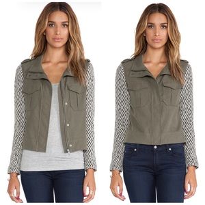 Ella Moss Minka Jacket Womens Size XS Olive